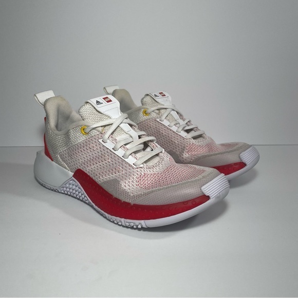 Adidas Sport Pro J LEGO Athletic Running Casual Sneakers Size 5Y Womens 6.5‎ EUC - Picture 1 of 9